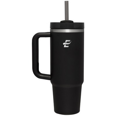Stanley® Quencher H2.0 Flowstate™ Tumbler 30oz, Black/Grey (tonal) - Etched