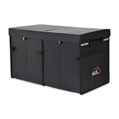 Structure Laminated Recycled Non-Woven Cargo Box with Lid - Black