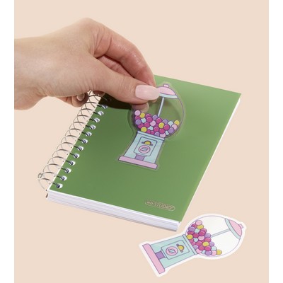 5"x5" Custom Clear Stickers (High Quantity)